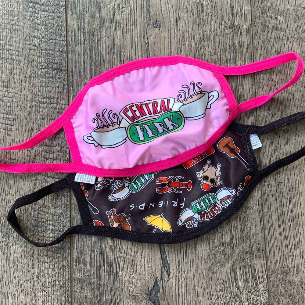 NWOT Kids Friends Face Masks (Set of 2!)